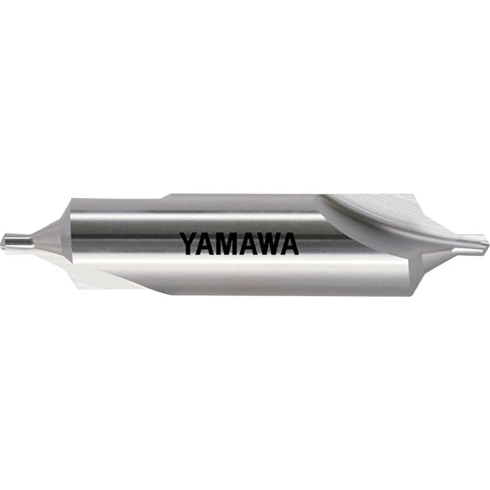 ヤマワ　弱ねじれ溝Ｂ形６０°　センタ穴ドリル　旧ＪＩＳ２形　ＣＤ－Ｓ（ＩＩ）　３Ｘ６０°Ｘ１４　Ｃ＿