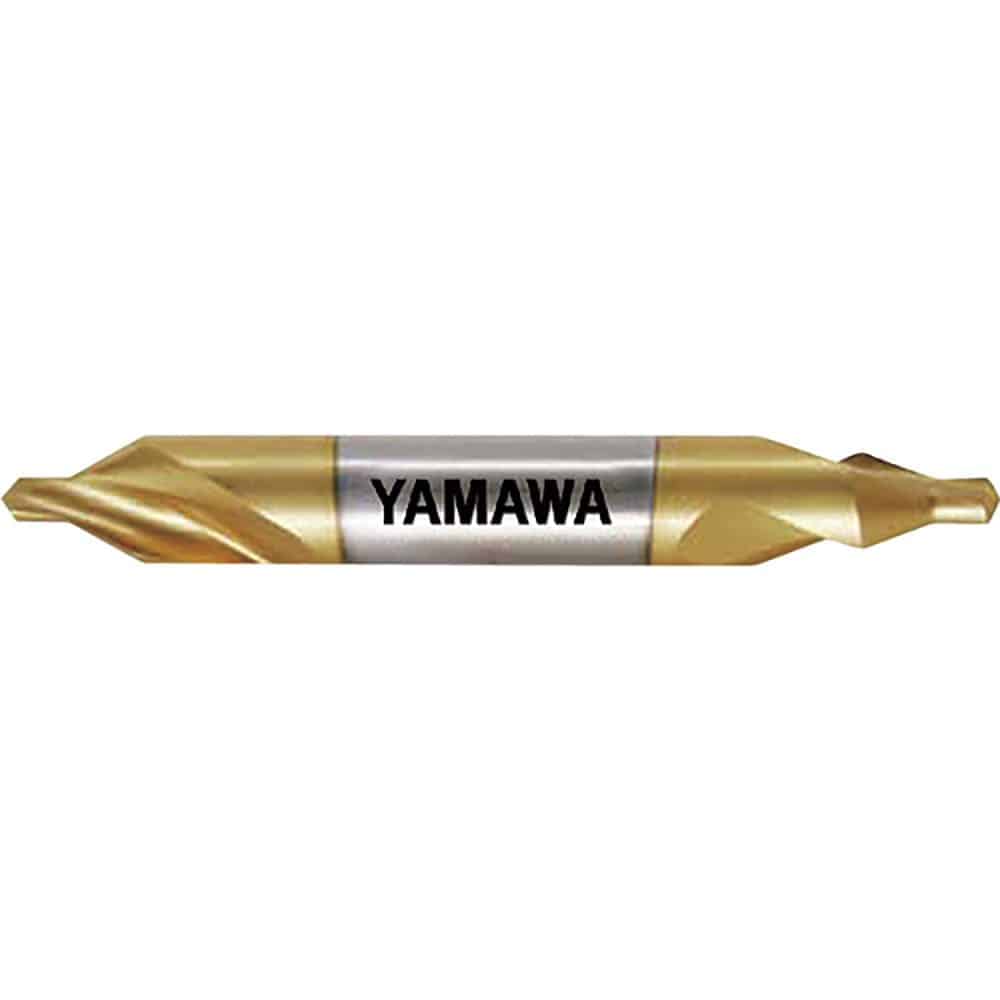 ヤマワ コーティング弱ねじれ溝A形60° センタ穴ドリル 旧JIS1形 CD-S V(1) 3X6_