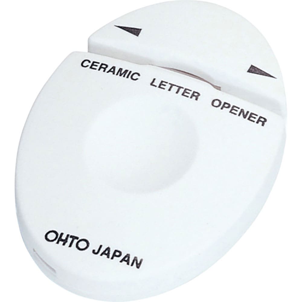 OHTO セラミックレターオープナー ホワイト CLO-A-WT_