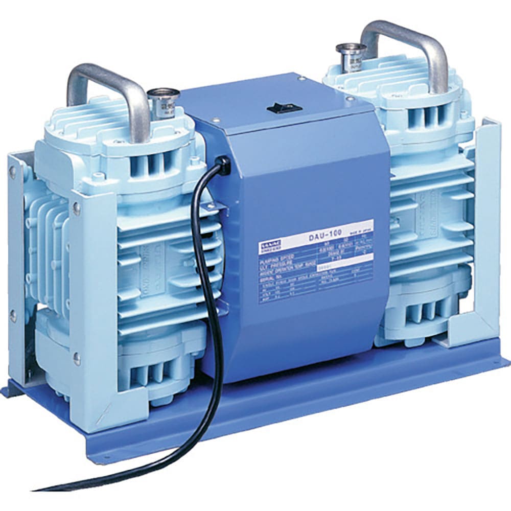 ULVAC 単相100V ダイアフラム型ドライ真空ポンプ DAU-100 (コウシンクウガタ)_