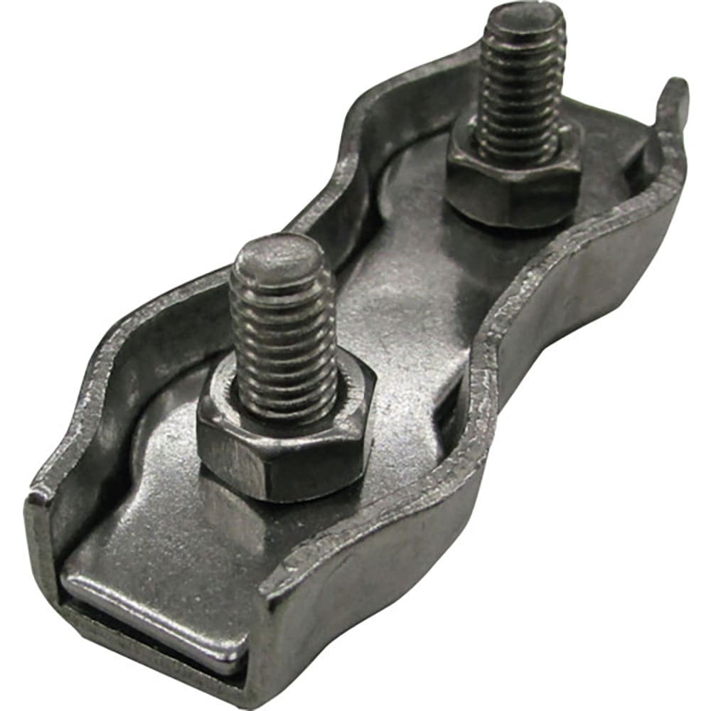 水本 ダブルワイヤークリップ 使用ロープ径3mm ねじ径M-5 DWC-4_