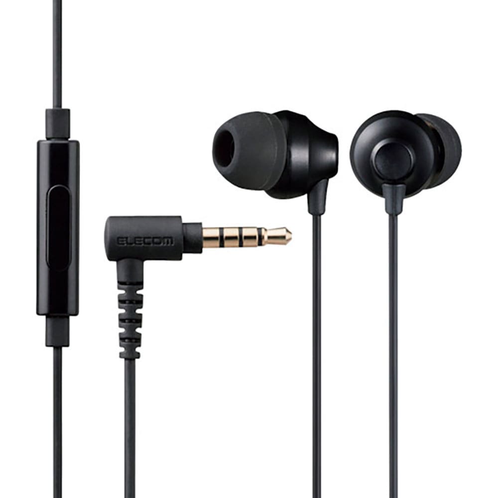 ＥＬＥＣＯＭ　ステレオイヤホン　カナル型　直径３．５ｍｍ　マイク付　Ｆａｓｔ　Ｍｕｓｉｃ　１０．０＿
