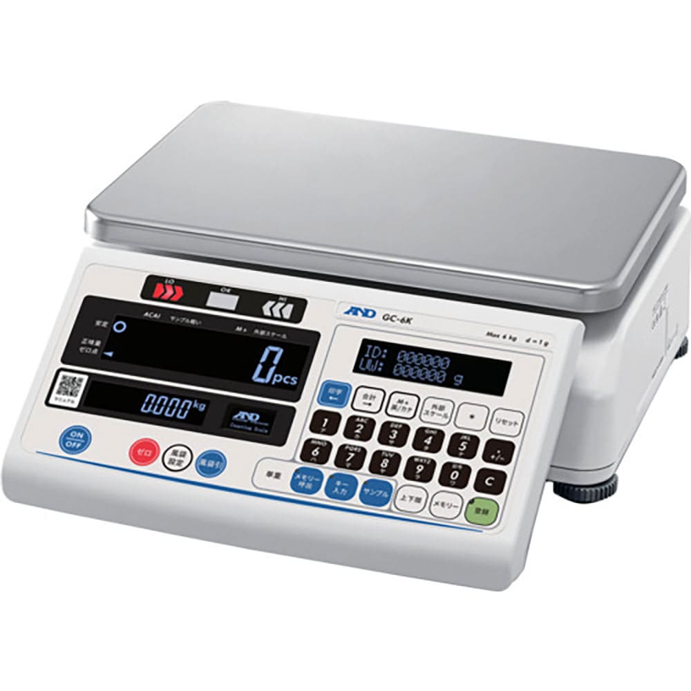Ａ＆Ｄ　個数計　ＧＣ－６Ｋ　ひょう量６ｋｇ×計数可能最小単重０．２／０．０１ｇ　ＧＣ－６Ｋ＿
