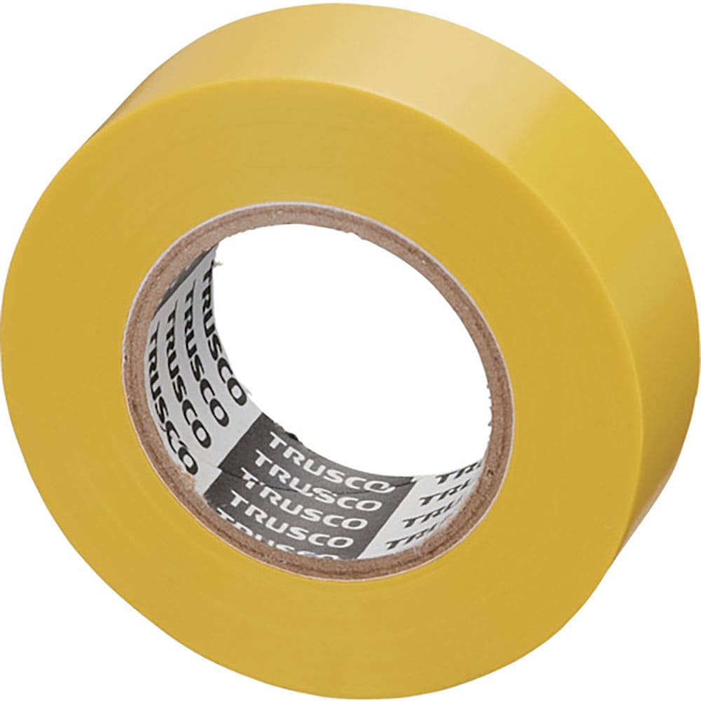 TRUSCO 脱鉛タイプビニールテープ 19mmX10m 黄  1巻入り GJ2110Y1P_