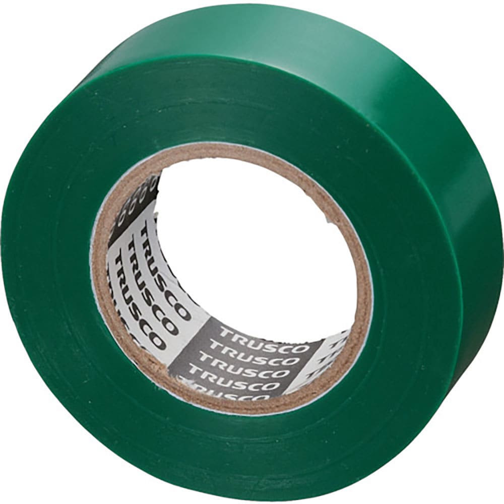 ＴＲＵＳＣＯ　脱鉛タイプビニールテープ　１９ｍｍＸ２０ｍ　緑　　１巻入り　ＧＪ２１２０ＧＮ１Ｐ＿