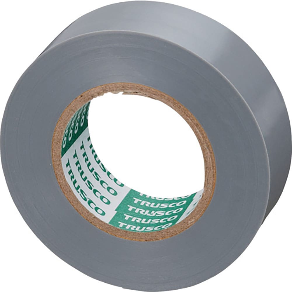 ＴＲＵＳＣＯ　脱鉛タイプビニールテープ　１９ｍｍＸ２０ｍ　灰　　１巻入り　ＧＪ２１２０ＧＹ１Ｐ＿