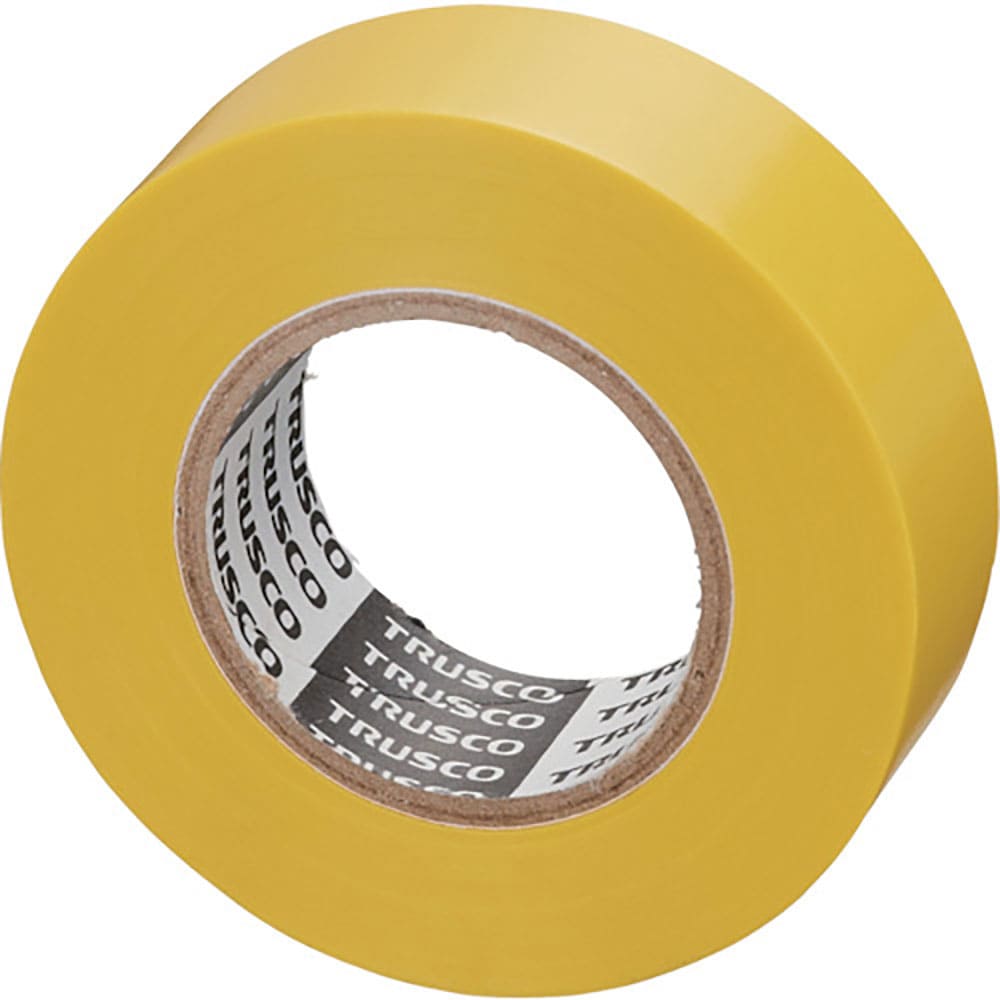 ＴＲＵＳＣＯ　脱鉛タイプビニールテープ　１９ｍｍＸ２０ｍ　黄　　１巻入り　ＧＪ２１２０Ｙ１Ｐ＿