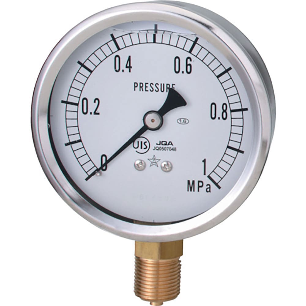 右下 グリセリン入圧力計 GLT-31-0.4MPA_