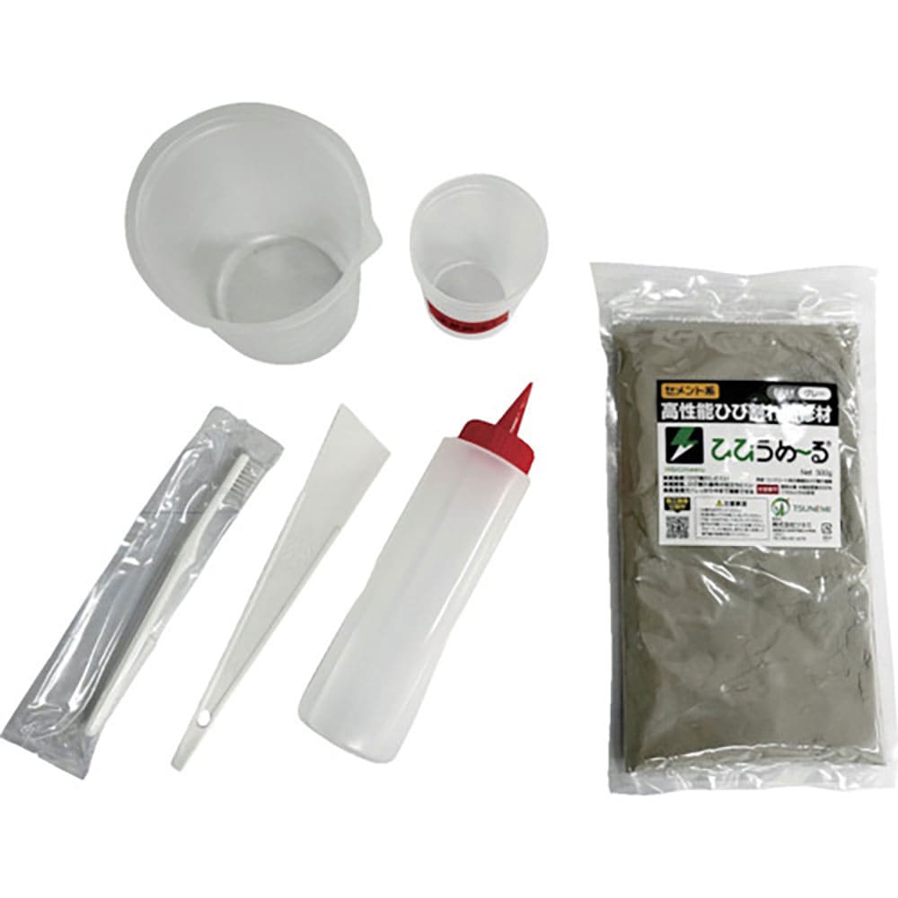 ツネミ ひびうめ~る グレー 施工キット付き HIBIUMERU GY KIT_