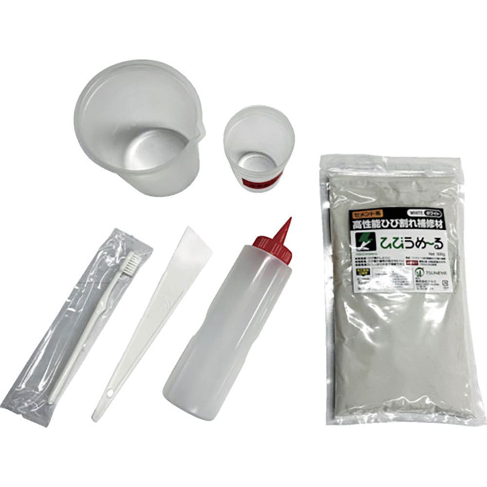 ツネミ ひびうめ~る ホワイト 施工キット付き HIBIUMERU WH KIT_