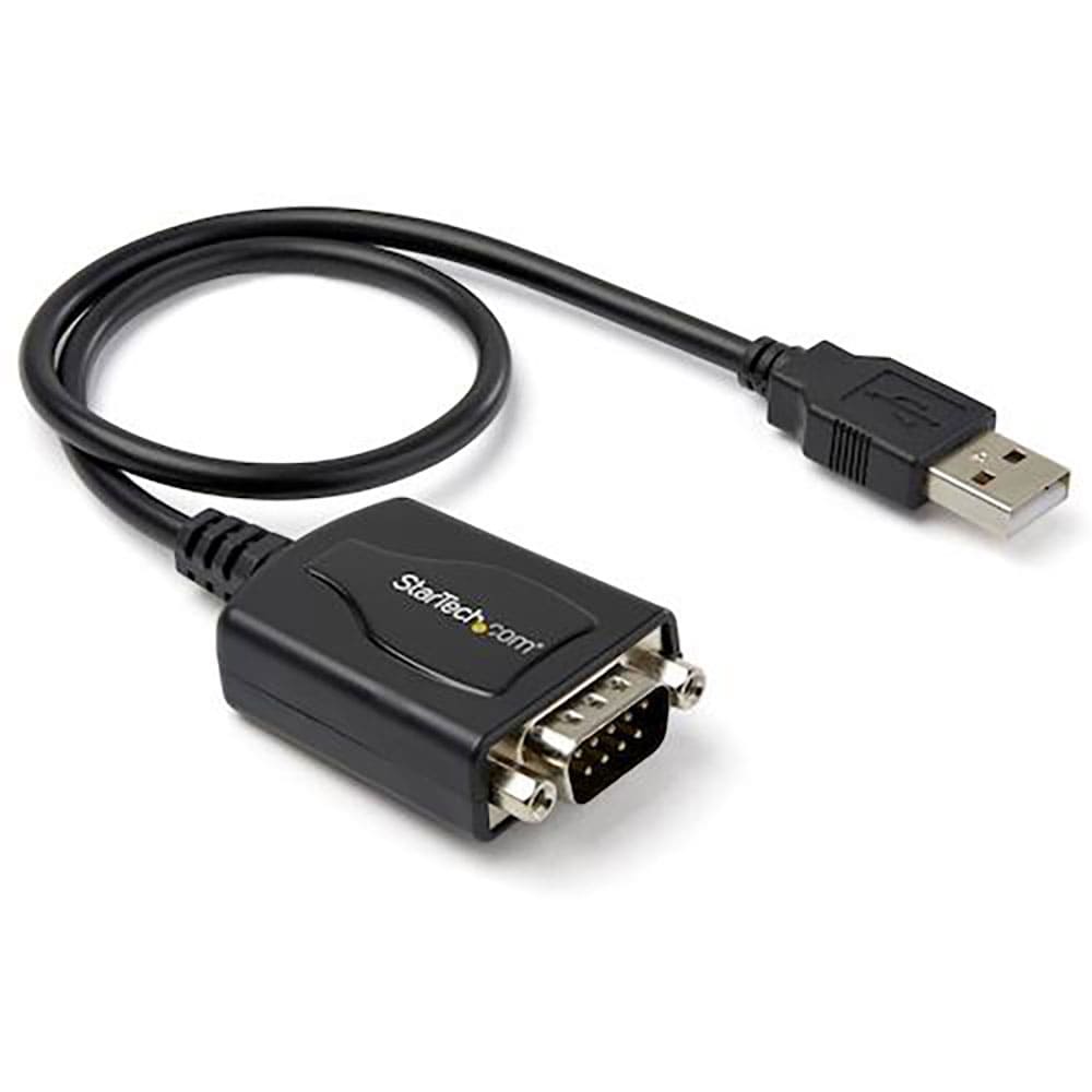StarTech シリアル変換ケーブル/USB-A - RS232C/30cm/230Kbps/ブ_