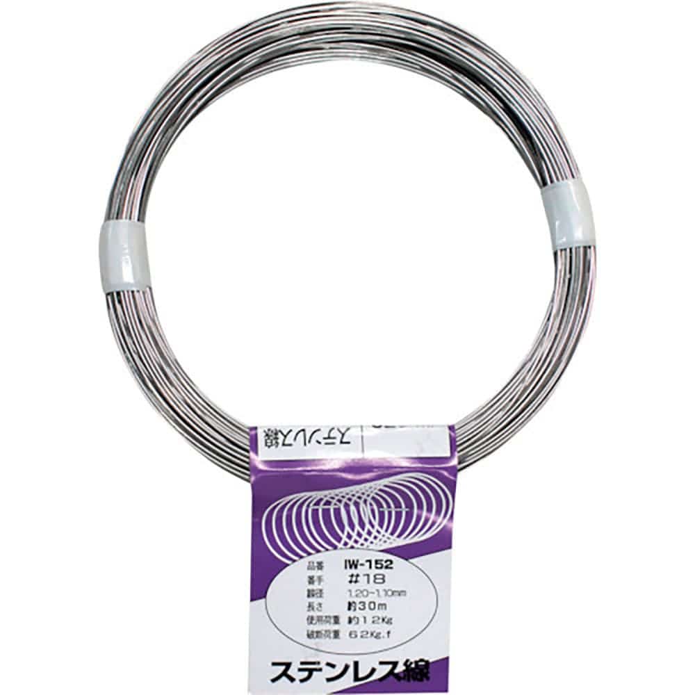 ＷＡＫＩ　ステンレス線　ＩＷ－１５２　＃１８Ｘ３０Ｍ　ＩＷ－１５２＿