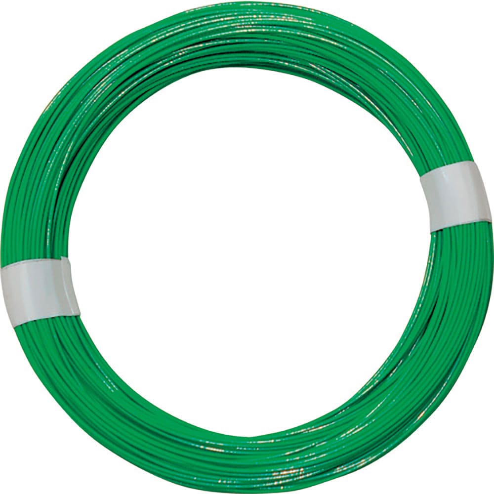 WAKI カラーワイヤー 緑 番手18 線径1.1~1.2mm 長さ65m IW-353_