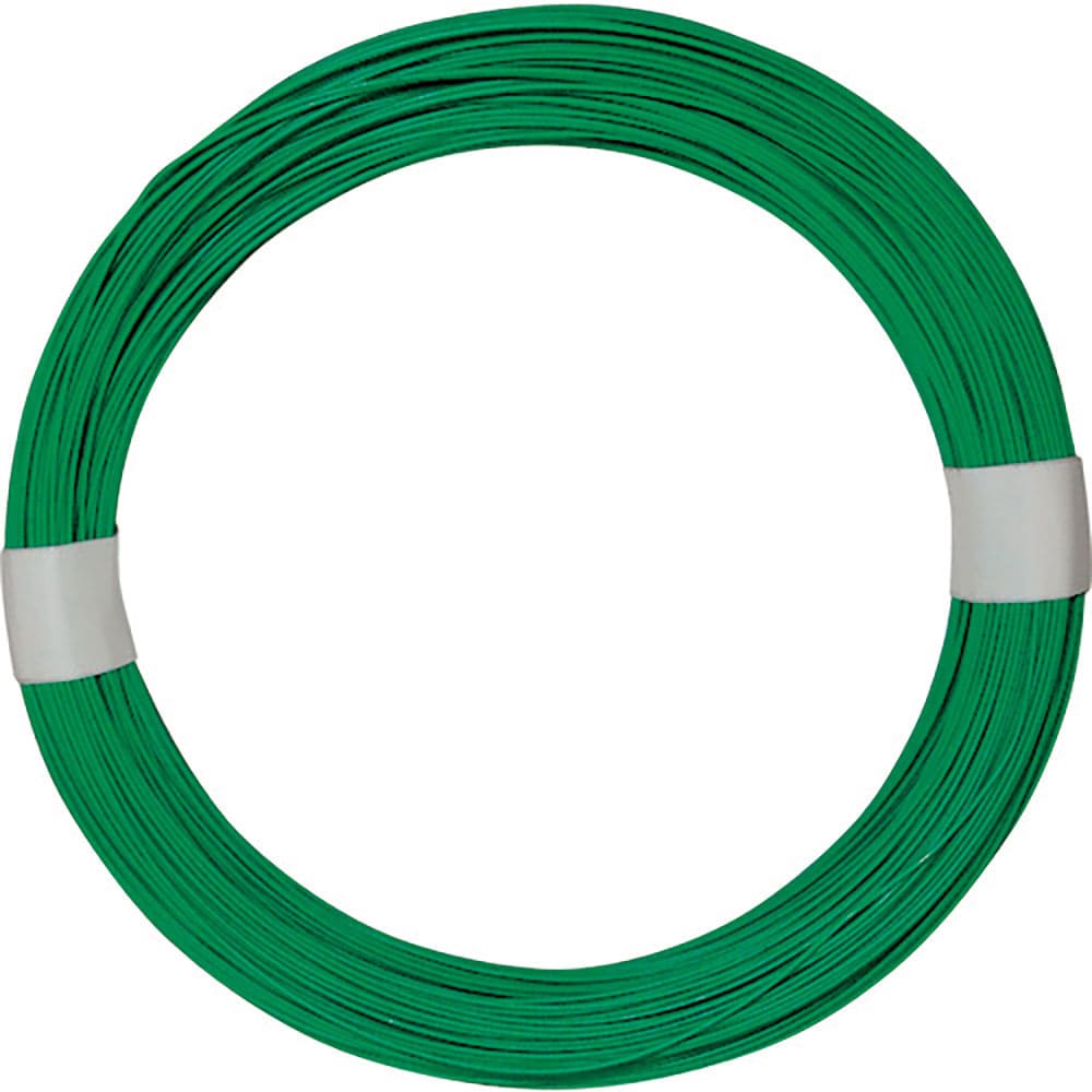 WAKI カラーワイヤー 緑 番手20 線径0.85~0.90mm 長さ95m IW-363_