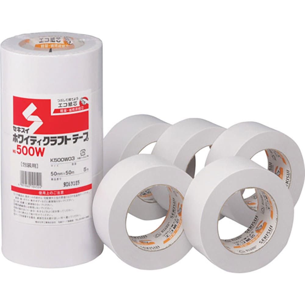 積水 ホワイティクラフトテープ#500W 25X50 K500W01_