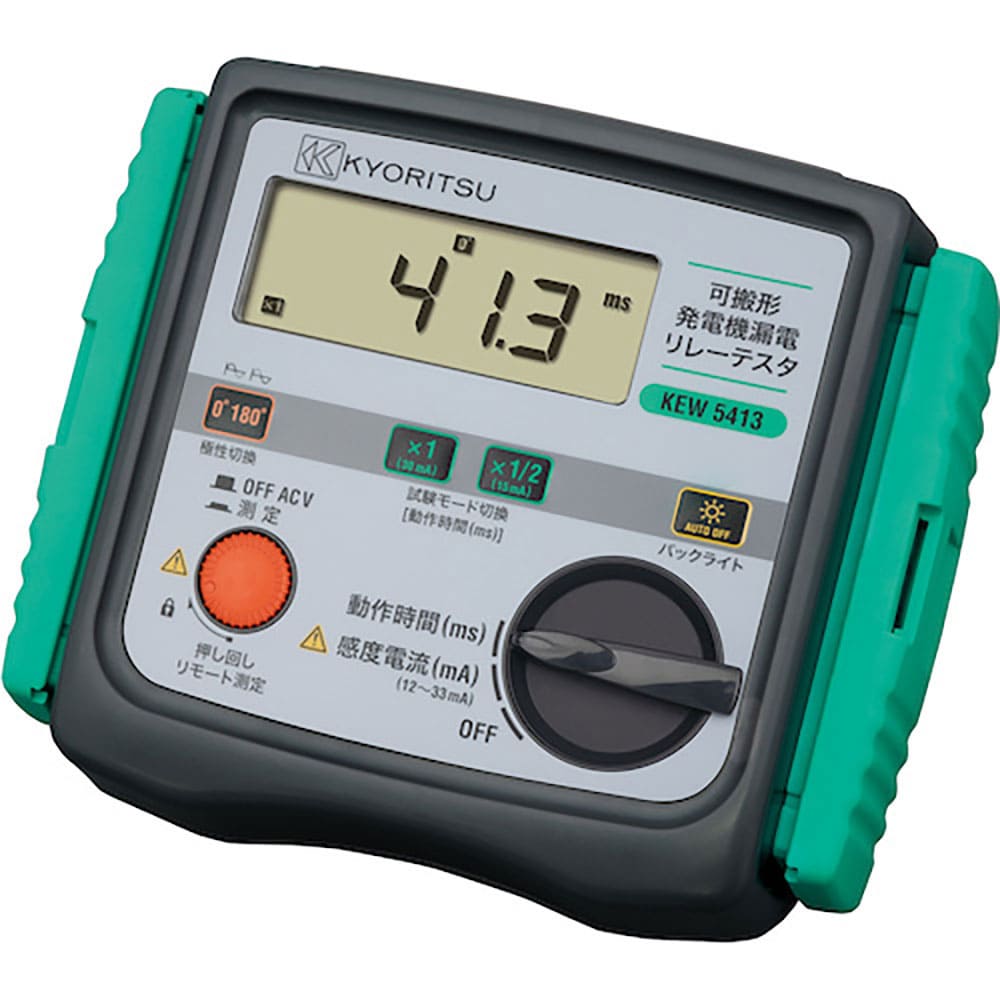 KYORITSU 5413 可搬形発電機漏電リレーテスタ KEW5413_