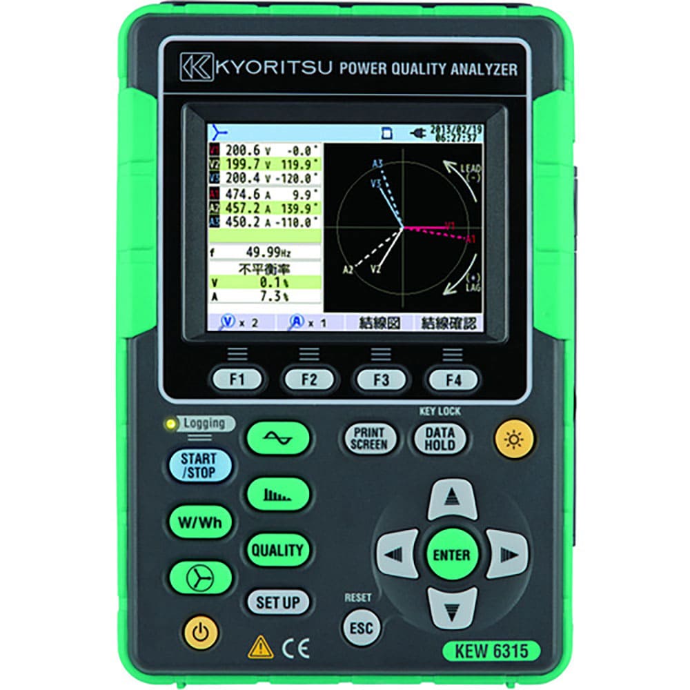 KYORITSU 電源品質アナライザセットモデル KEW6315-01_