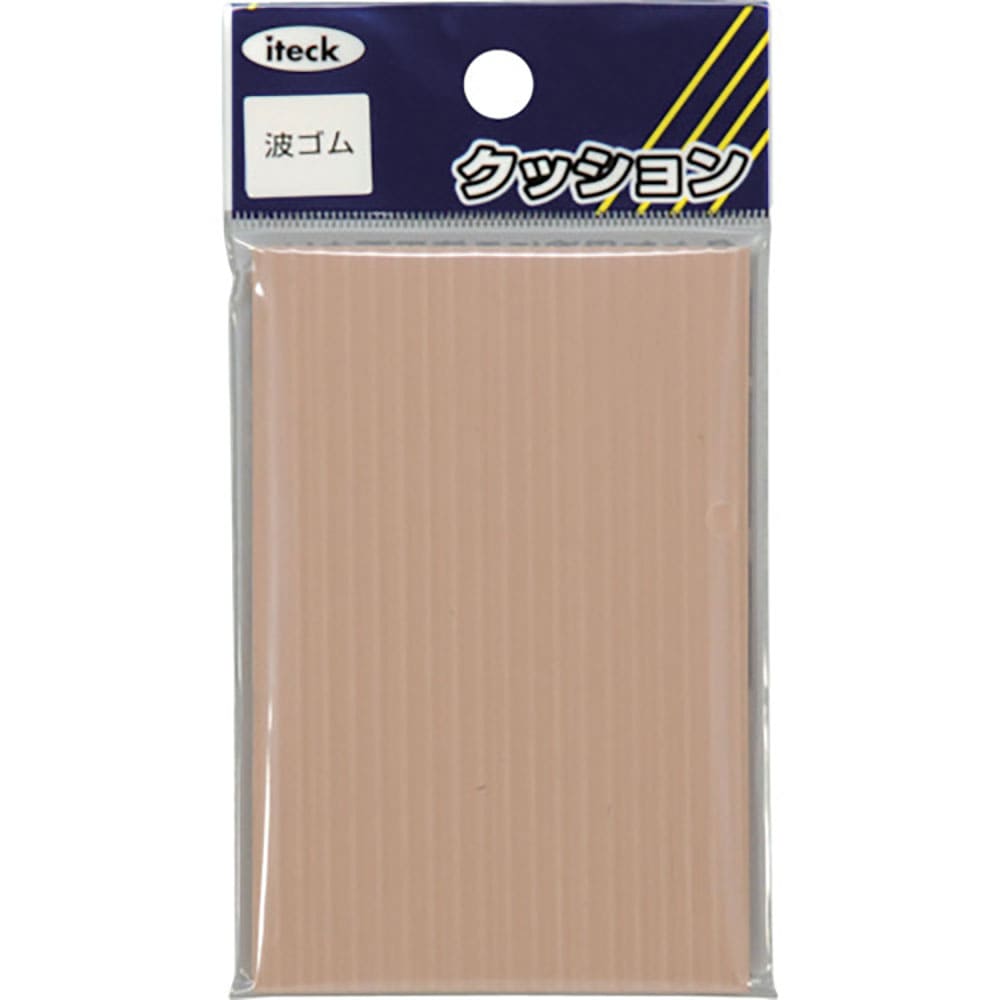光　波ゴムクッション茶９０×６０×３ｍｍ　ＫＷＲ６９－２＿