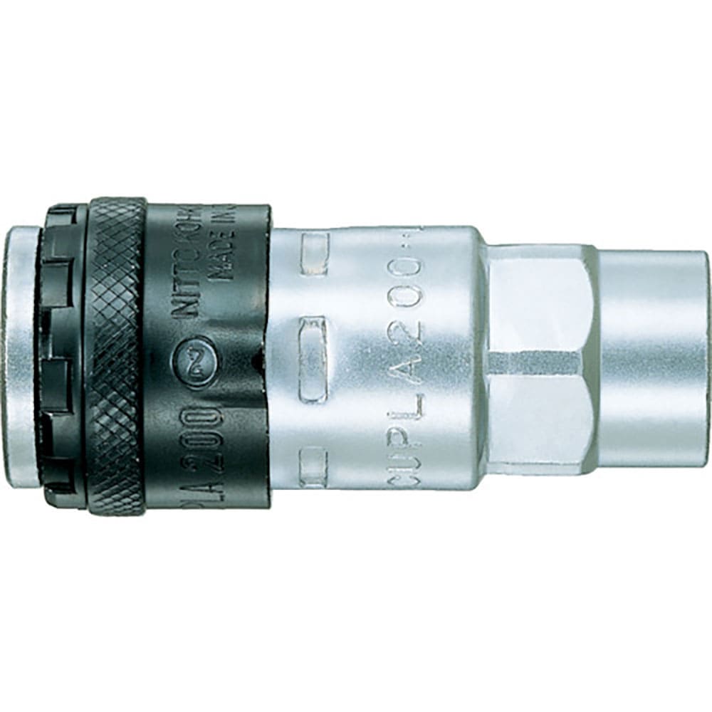 日東　ロックカプラ２００（おねじ取付用ソケット）　相手側取付サイズＲ３／８（７８５７７）　Ｌ２００＿