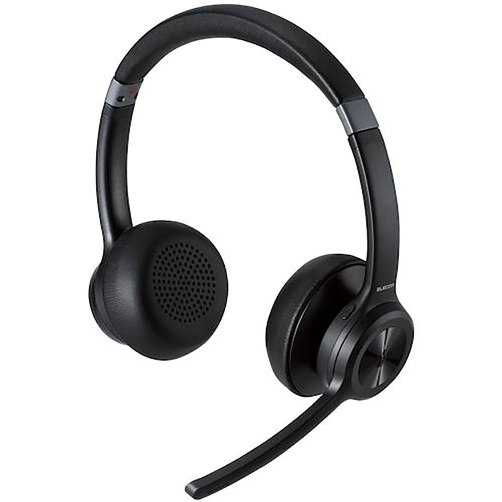 ＥＬＥＣＯＭ　Ｂｌｕｅｔｏｏｔｈ対応ヘッドセット　ノイズリダクションマイク機能付き　ブラック　ＬＢ＿