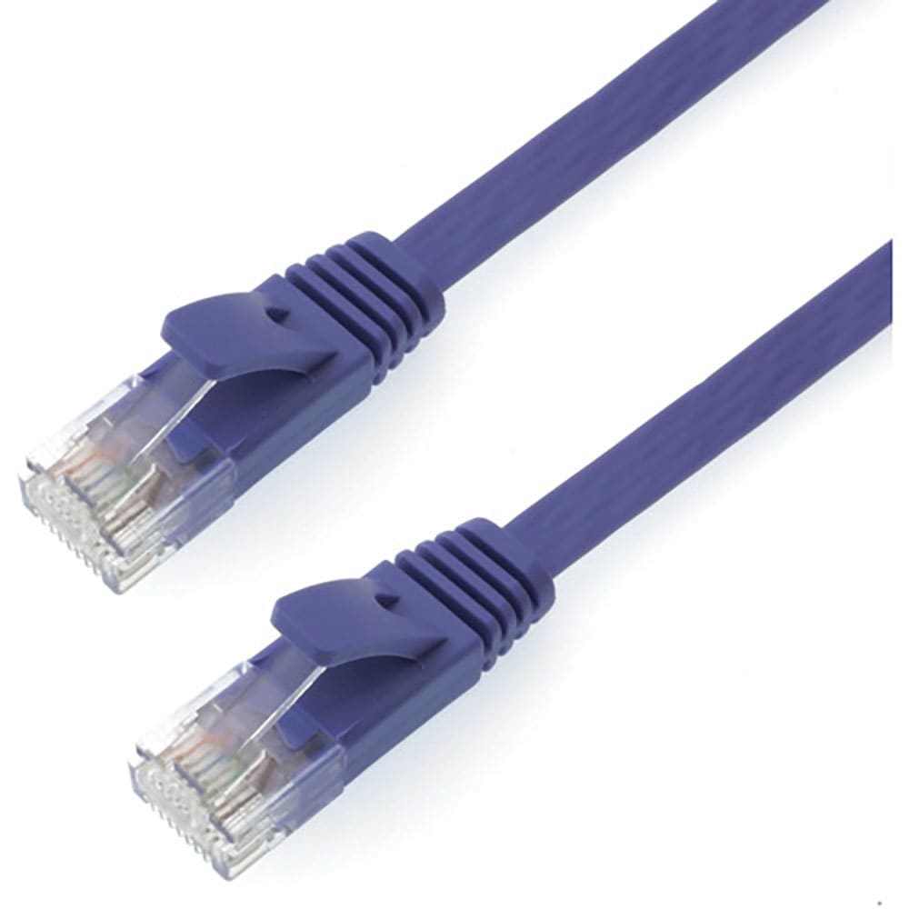 ＨＯＲＩＣ　ＬＡＮケーブル　ＵＴＰ　カテゴリー６Ａ　フラット　１ｍ　ＬＣ１０－５０５ＦＢ　ＬＣ１０＿