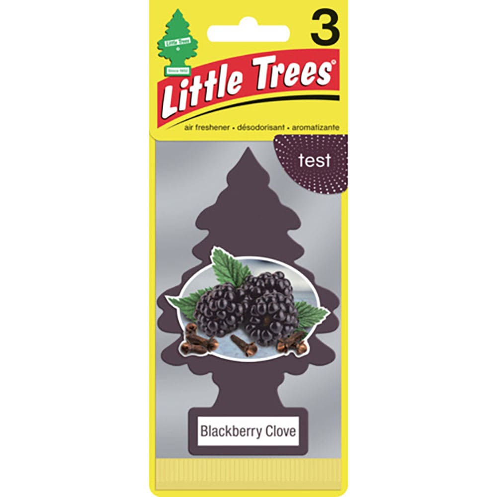 リトルツリーズ LT エアーフレッシュナー 3P - Blackberry Clove(ブラック_