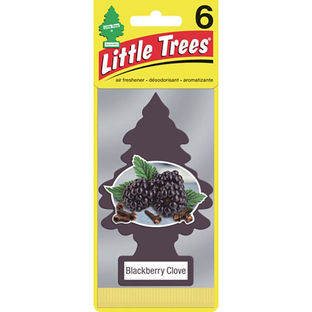 リトルツリーズ　ＬＴ　エアーフレッシュナー　６Ｐ　－　Ｂｌａｃｋｂｅｒｒｙ　Ｃｌｏｖｅ（ブラックベ＿