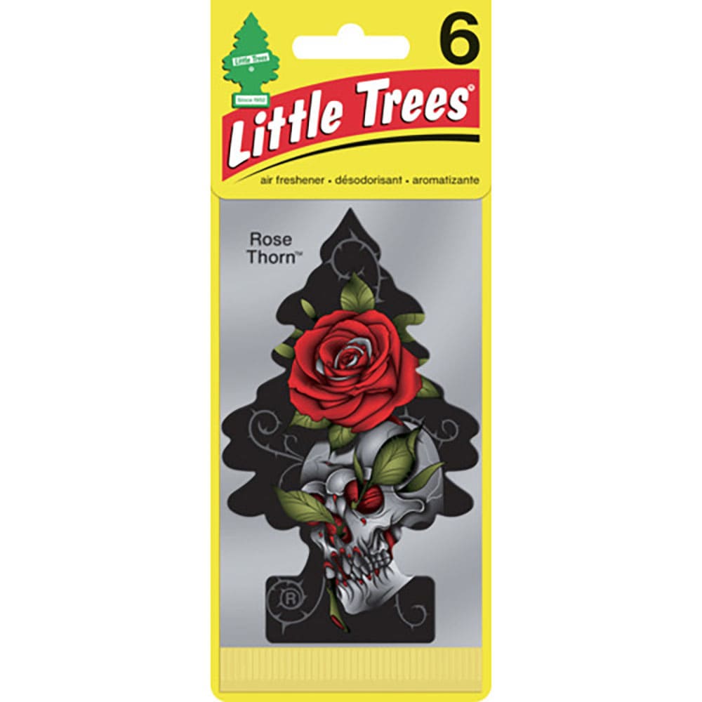 リトルツリーズ　ＬＴ　エアーフレッシュナー　６Ｐ　－　Ｒｏｓｅ　Ｔｈｏｒｎ（ローズソーン）　ＬＴ６＿