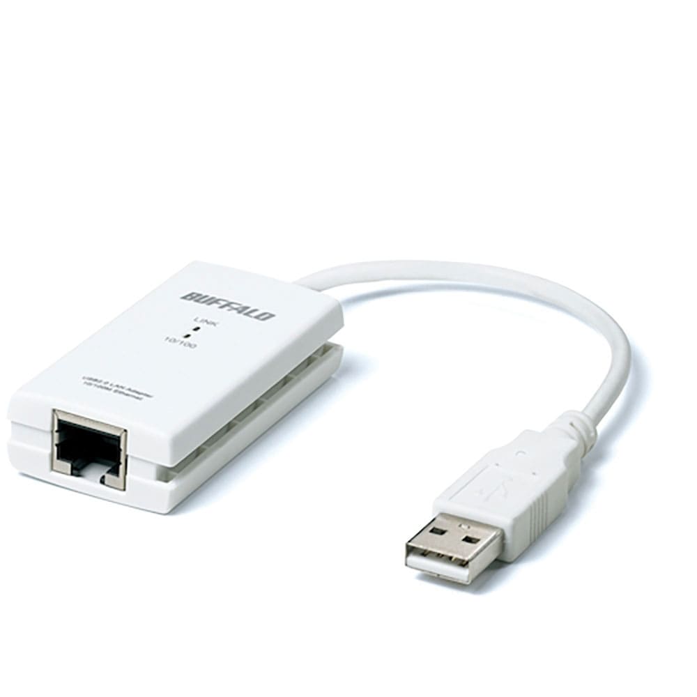 ＢＵＦＦＡＬＯ　１０／１００Ｍ　ＵＳＢ２．０用　ＬＡＮアダプター　ＬＵＡ３－Ｕ２－ＡＴＸ＿