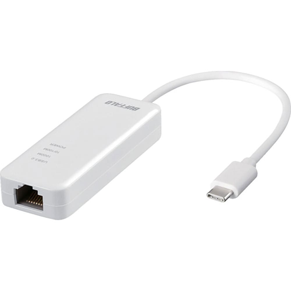 BUFFALO Giga対応 Type-C USB3.2(Gen1)用LANアダプター ホワイト _