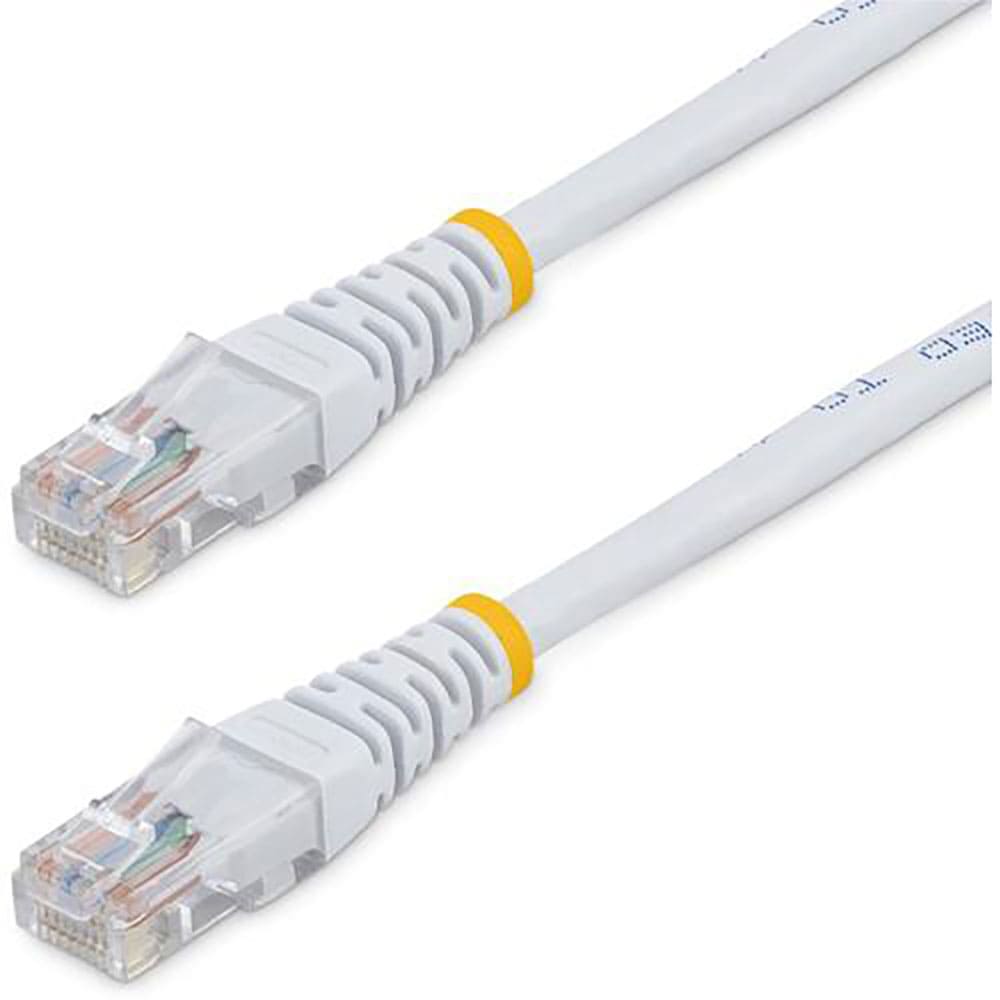 StarTech カテゴリ5e LANケーブル/30cm/ホワイト/RJ45コネクター/標準タイプ_