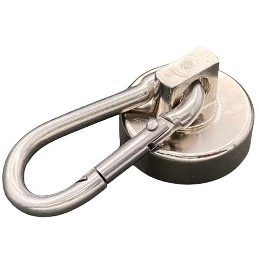 ラクテム　強力マグネット　カラビナフック型　Φ２５　ゴム付　ＭＨＭＫ２５＿