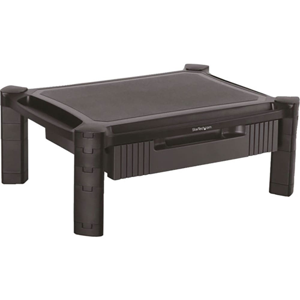 ＳｔａｒＴｅｃｈ　パソコンモニター台／３２インチモニター／引出し付き／耐荷重１０ｋｇ／机上　卓上　＿