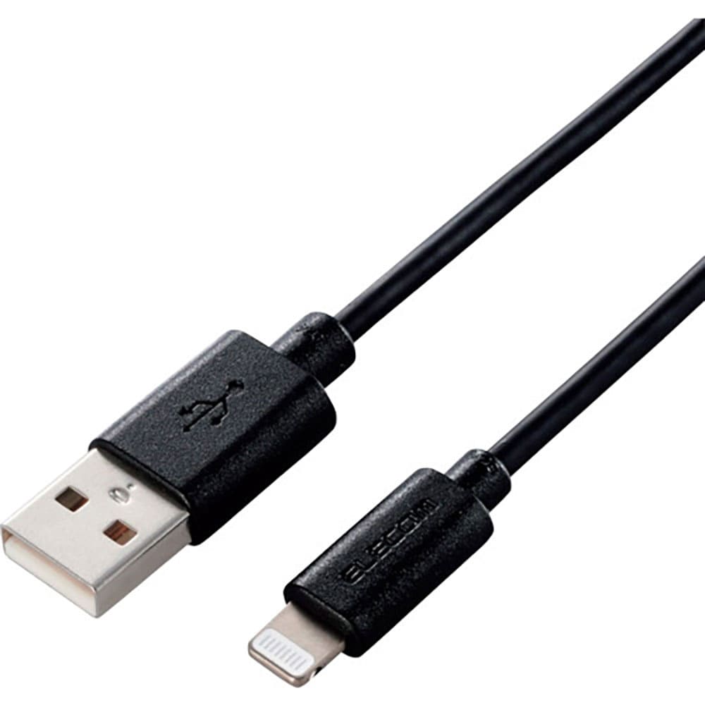 ELECOM Lightningケーブル スタンダード 0.5m ブラック MPA-UAL05BK_