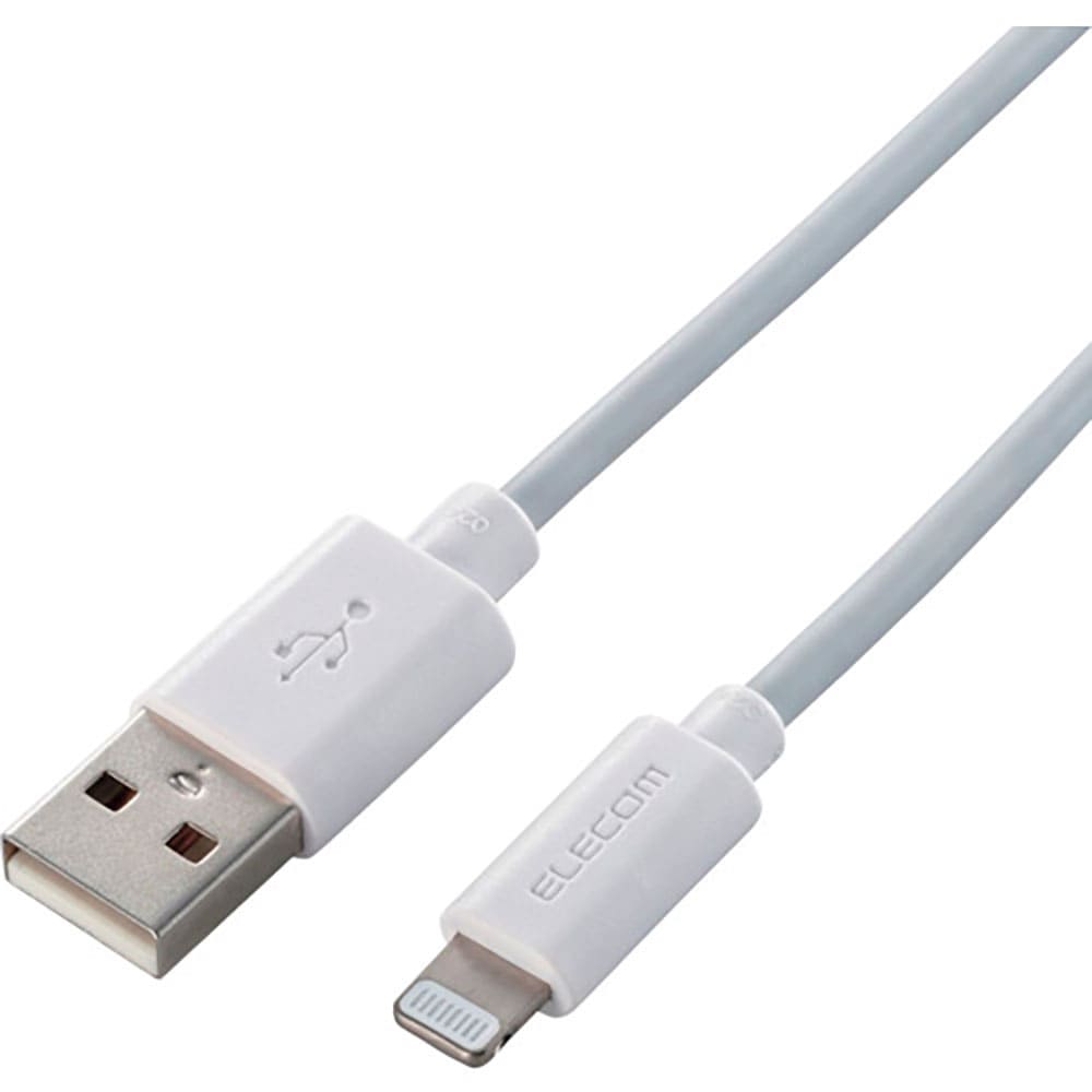 ＥＬＥＣＯＭ　Ｌｉｇｈｔｎｉｎｇケーブル　スタンダード　１．０ｍ　ホワイト　ＭＰＡ－ＵＡＬ１０ＷＨ＿