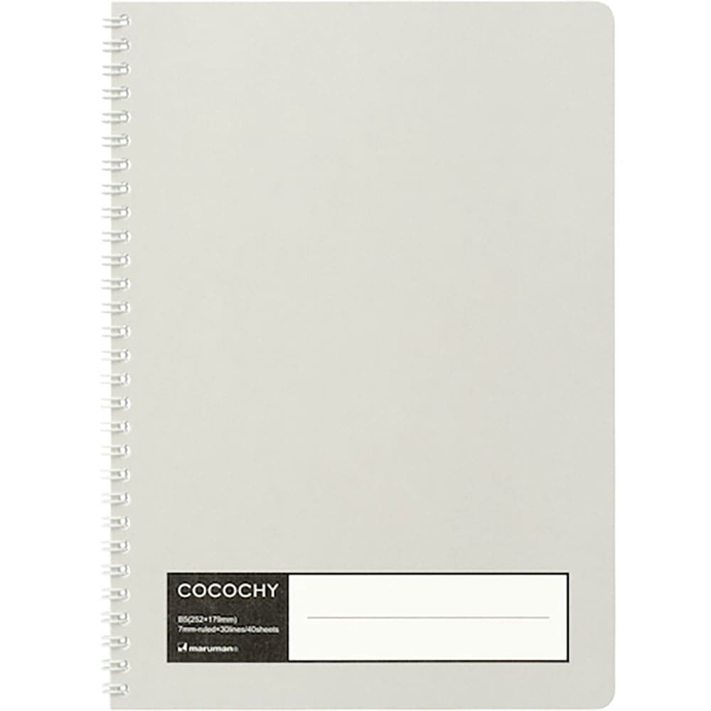 ｍａｒｕｍａｎ　Ｂ５　ノート　ＣＯＣＯＣＨＹ　グレー　Ｎ４７７－１１＿