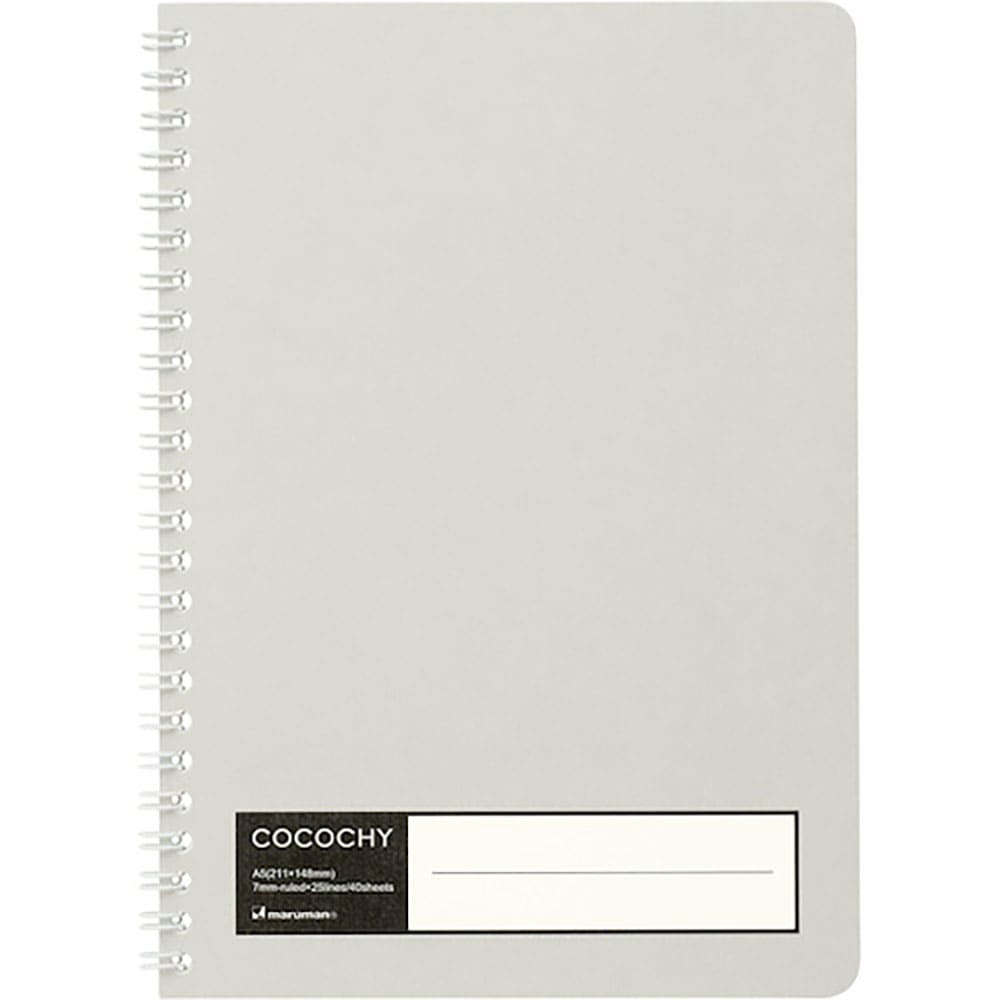 ｍａｒｕｍａｎ　Ａ５　ノート　ＣＯＣＯＣＨＹ　グレー　Ｎ４７９－１１＿