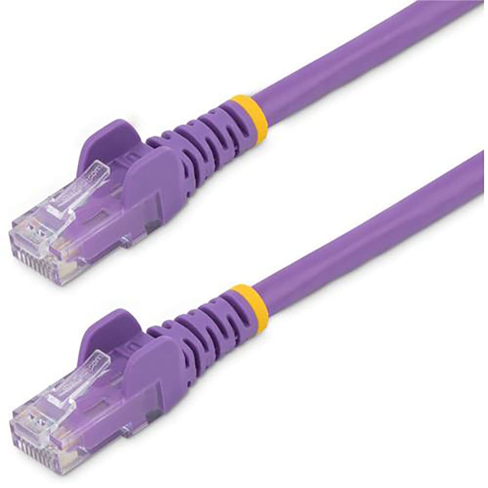 ＳｔａｒＴｅｃｈ　カテゴリ６　ＬＡＮケーブル／３ｍ／パープル／ＲＪ４５コネクター／ツメ折れ防止機構＿