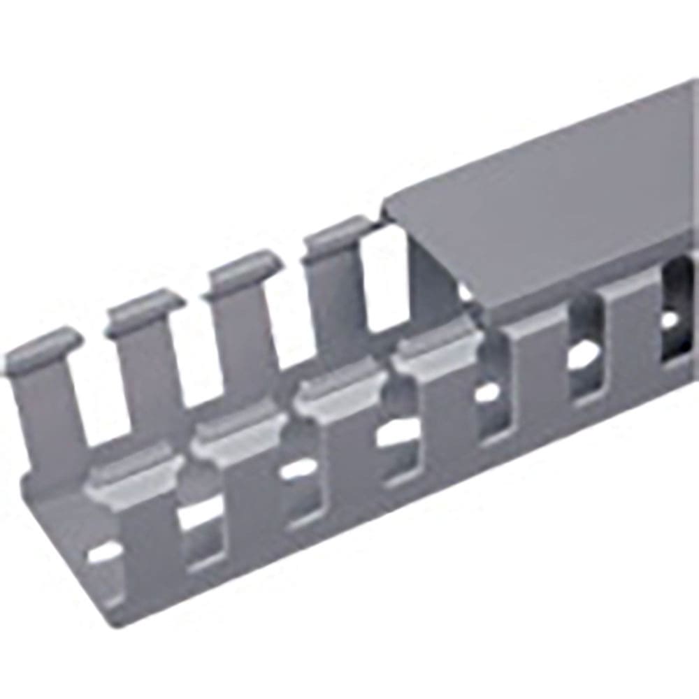 PANDUIT NNCタイプ配線ダクト変性PPHOX製ノンハロゲンライトグレー24.6×48.0 _
