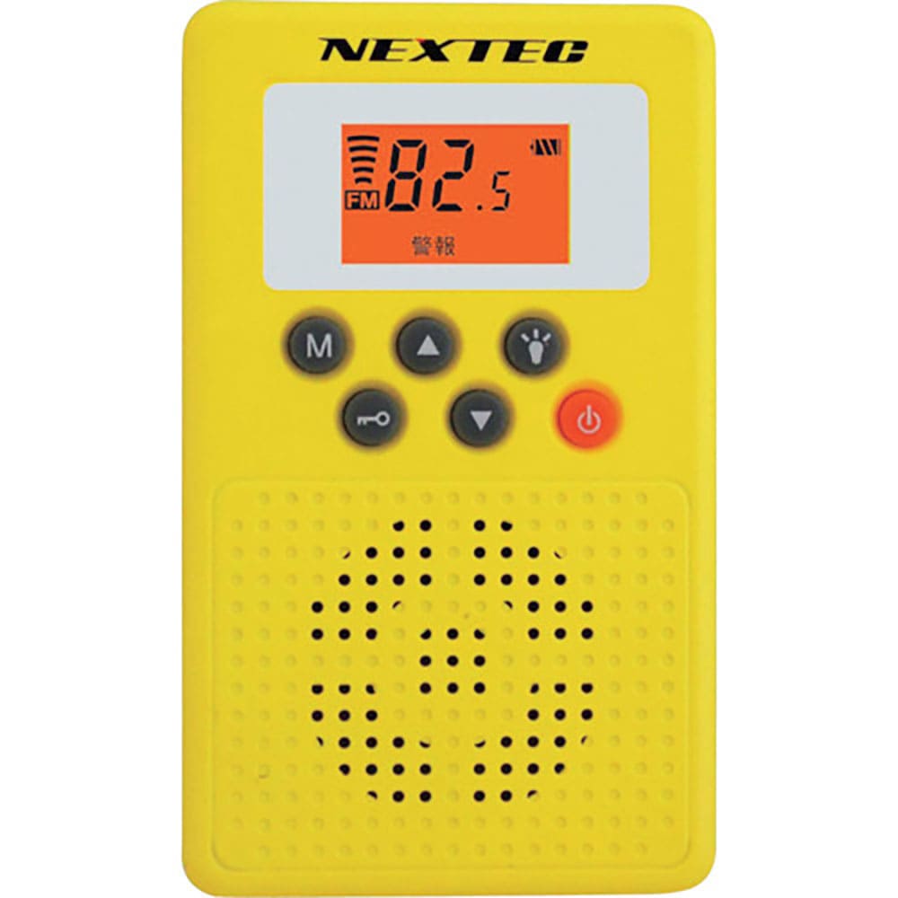 Ｆ．Ｒ．Ｃ．　防災ラジオ（イエロー）　ＮＸ－Ｗ１０９ＲＤ　ＹＷ（Ｗ）＿
