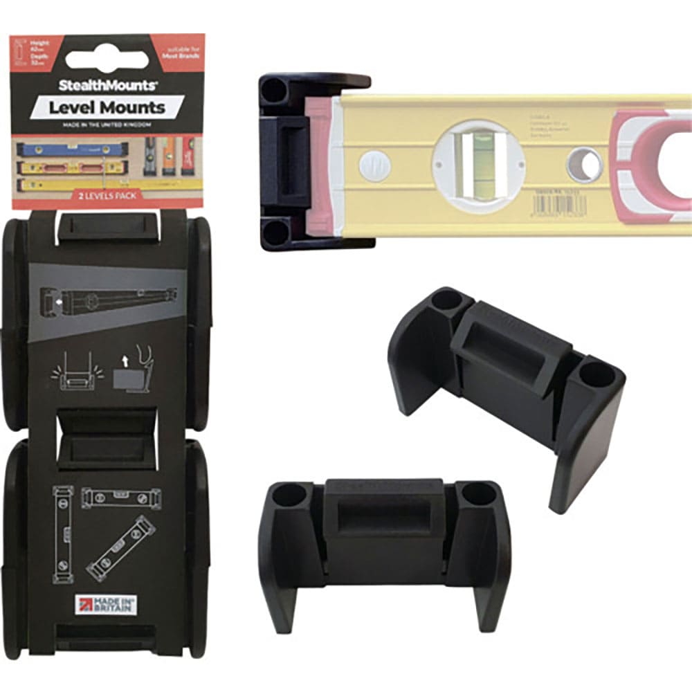 ステルスマウント　レベルマウント（２個入り）ブラック　ＯＭ－ＬＭ－ＢＬＫ－２＿