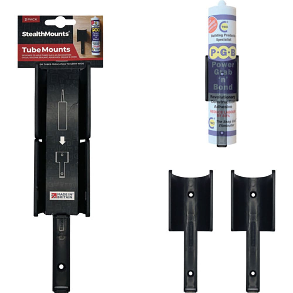ステルスマウント チューブマウントV2(2個入り)ブラック OM-TBE-V2-BLK-2_