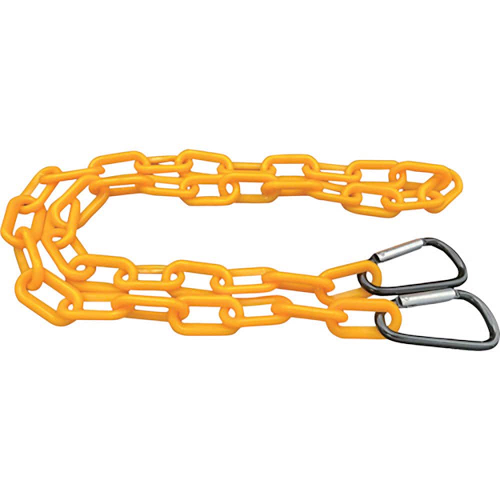 ラクテム　プラチェーン　カット品　カラビナフック付　黄　Ｌ２０００　ＰＣＨＹ－２０００＿