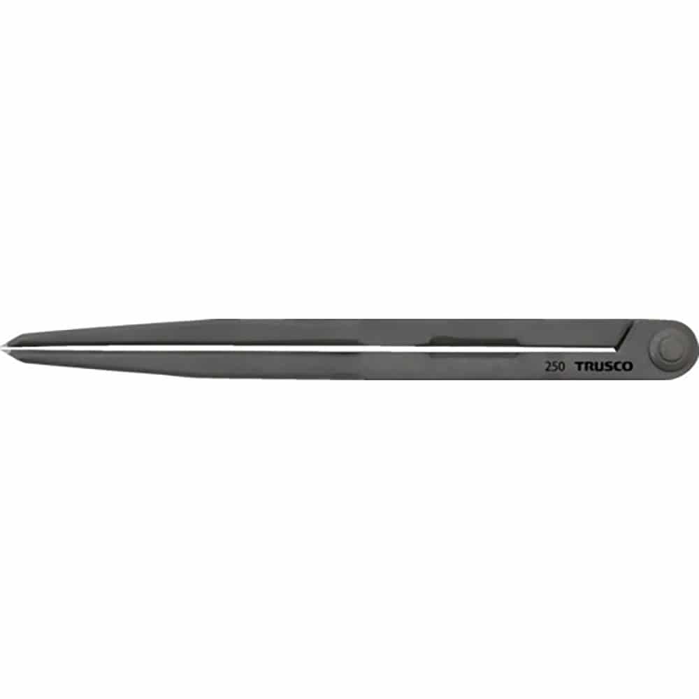 ＴＲＵＳＣＯ　【１２月末入荷予定】超硬チップ付コンパス　長さ２５０　円直径３８０　ＰＴＣ－２５０－＿