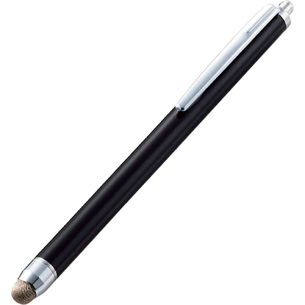 ＥＬＥＣＯＭ　スタンダード導電繊維タッチペン　ブラック　Ｐ－ＴＰＳ０３ＢＫ＿