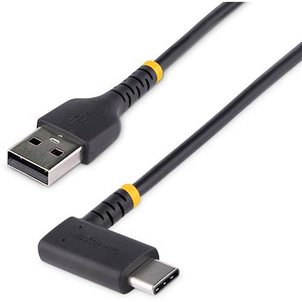 ＳｔａｒＴｅｃｈ　ＵＳＢケーブル／ＵＳＢ－Ａ　－　ＵＳＢ－Ｃ／３０ｃｍ／ＵＳＢ　２．０／Ｌ型　右向＿
