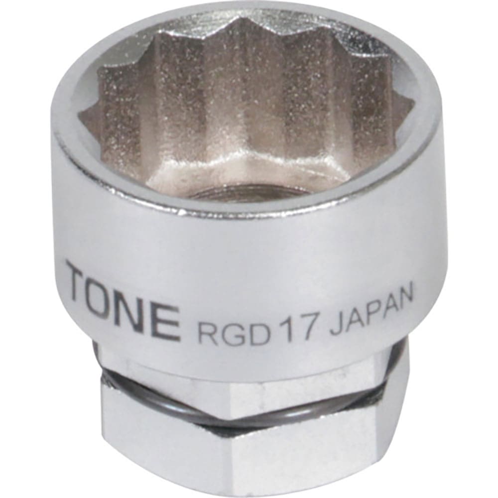 ＴＯＮＥ　ソケット（１２角・めがね用）　対辺寸法１４ｍｍ　全長１９ｍｍ　ＲＧＤ－１４＿
