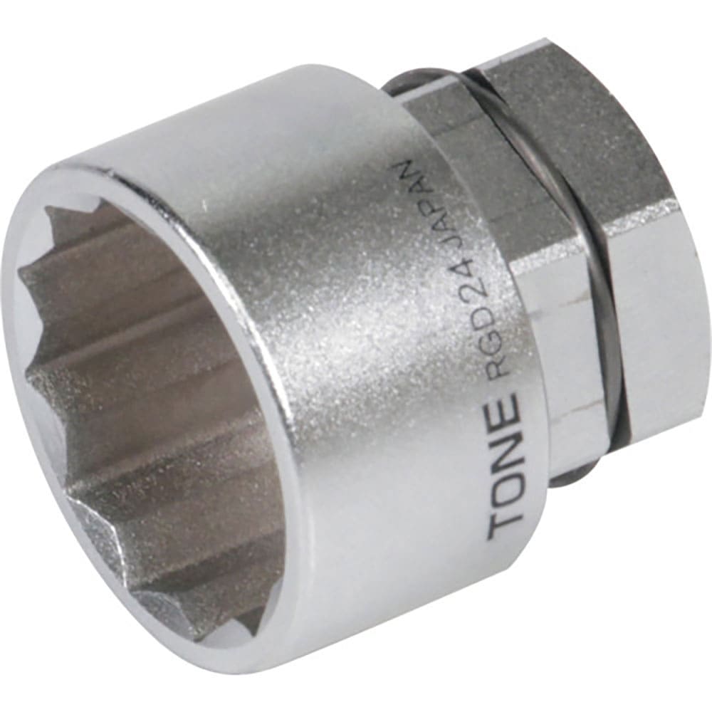 ＴＯＮＥ　ソケット（１２角・めがね用）　対辺寸法２４ｍｍ　全長３２ｍｍ　ＲＧＤ－２４＿