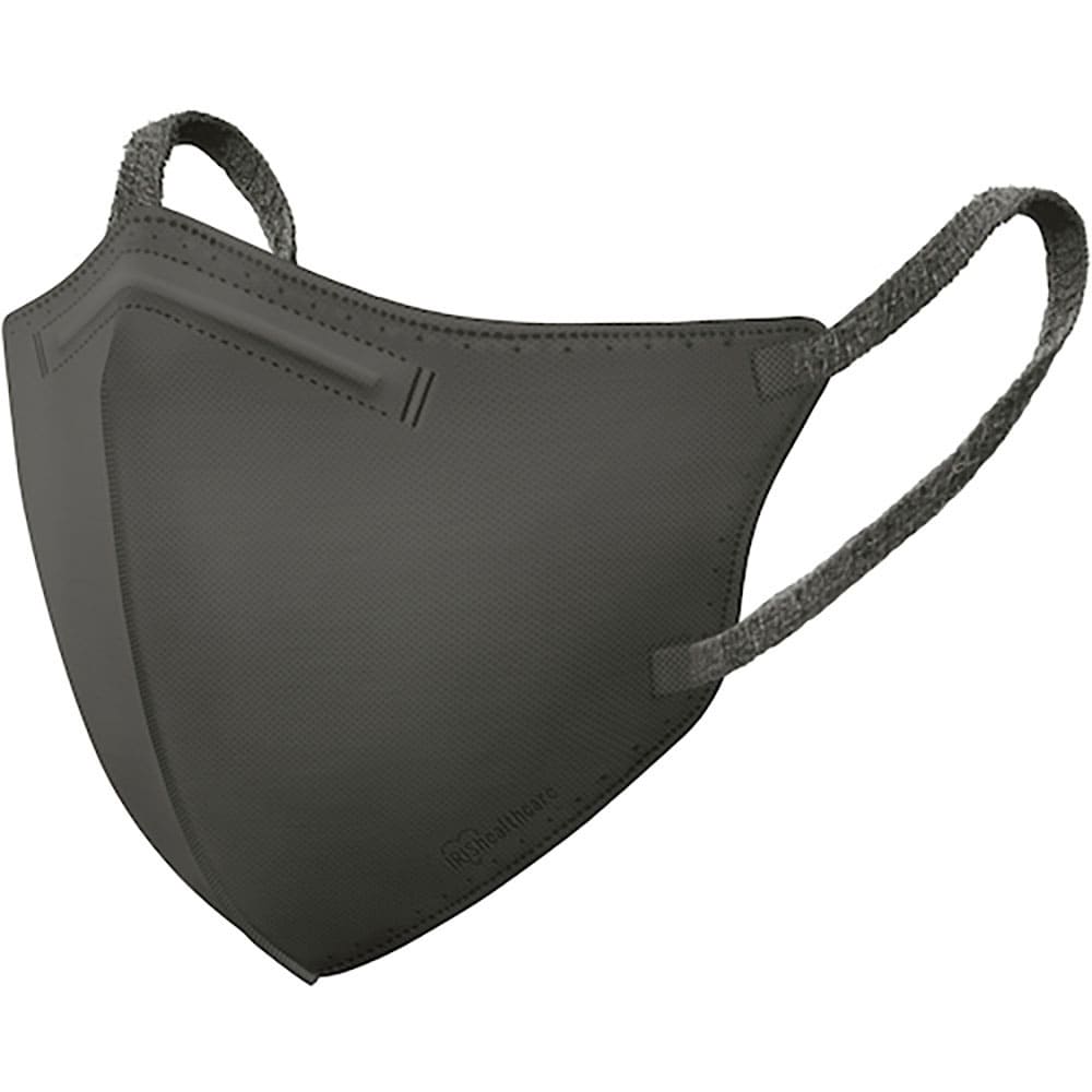 IRIS 296920 DAILY FIT MASK 立体 ふつうワイドサイズ 5枚入 スモーキー_