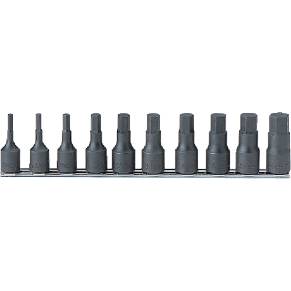 Ｋｏ－ｋｅｎ　ヘックスビットソケットセット　差込角１２．７ｍｍ　ＲＳ４０１２Ｍ／１０－Ｌ６０＿